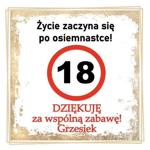 Obrazek Urodzinowe  ciasteczko z wróżbą 28