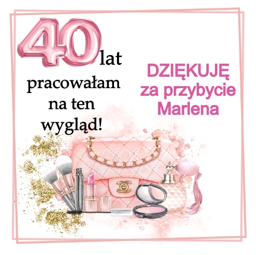 Obrazek Podziękowania urodzinowe - Magnes 16