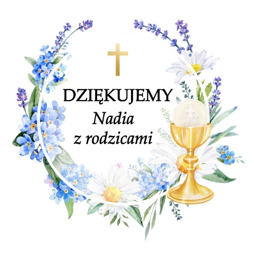 Obrazek Podziękowania dla gości komunijnych - świeczki 27