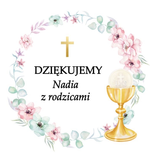 Obrazek Podziękowania dla gości komunijnych - świeczki 28