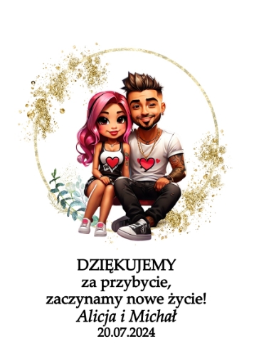 Obrazek Torebka z ciasteczkiem z wróżbą-model 2