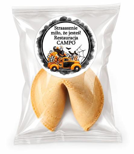 ciasteczka z wróżbą halloween
