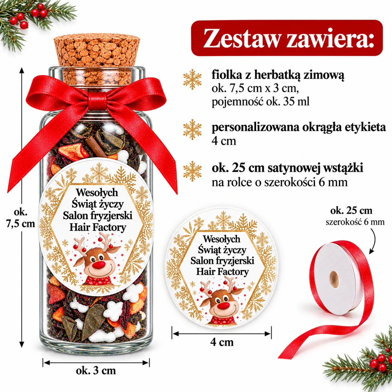 herbata we fiolce dla klientów, pracowników i kontrahentów 
