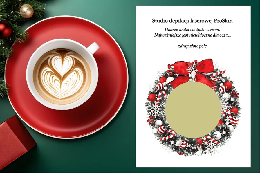 kartki świąteczne z logo - dodatek do paczek świątecznych dla firm